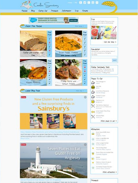 Second version of Coeliac Sanctuary, September 2015